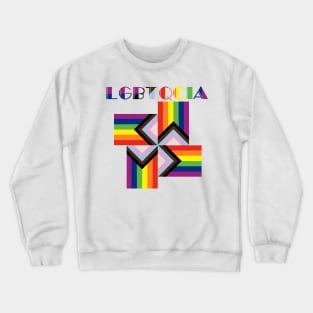 lgbtqcia lgbtqia flag Crewneck Sweatshirt